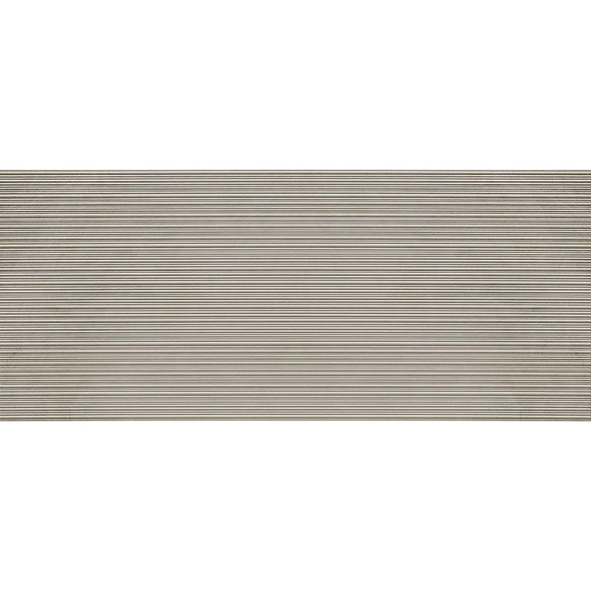 Italgraniti - Shale Taupe Ribbed 30x60 Mat 9 mm