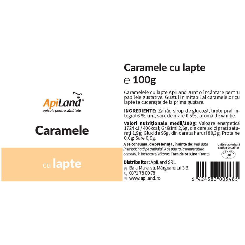 Caramele cu lapte - 100g - Apiland [4]