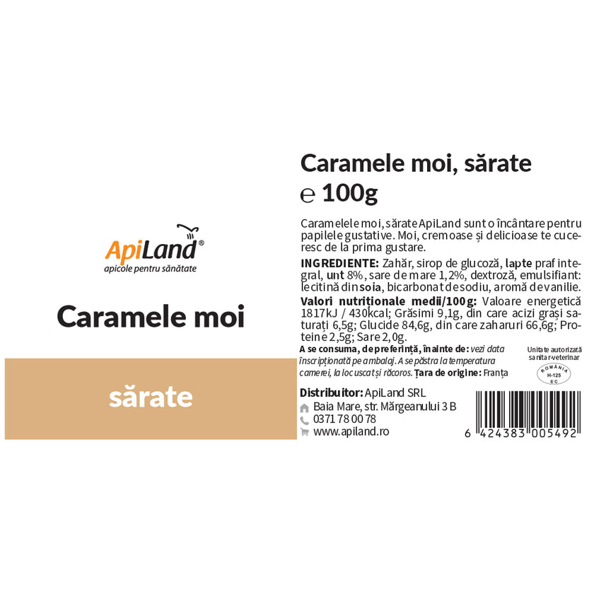 Caramele moi, sărate - 100g - Apiland [4]
