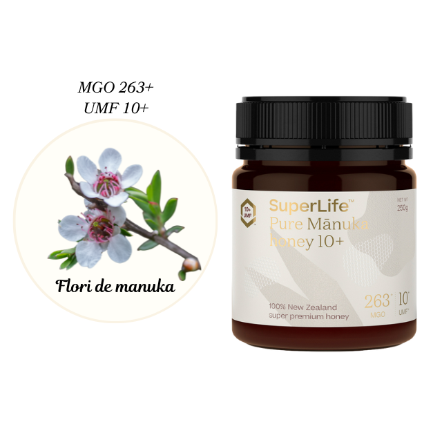 Miere de manuka superlife umf 10+ | mgo 263+ - 250g - Manuka [3]