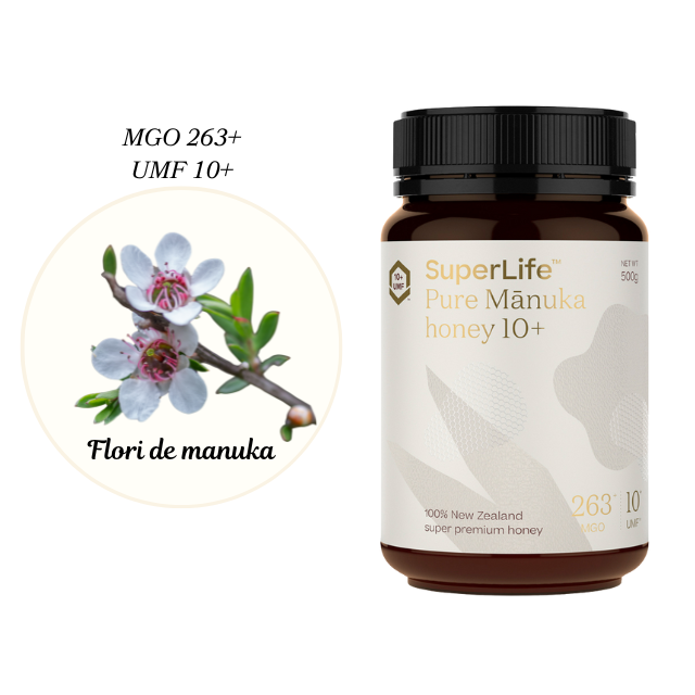 Miere de manuka superlife umf 10+ | mgo 263+ - 500g - Manuka [3]