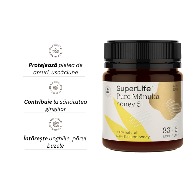 Miere de manuka superlife umf 5+ | mgo 83+ - 250g - Manuka [2]