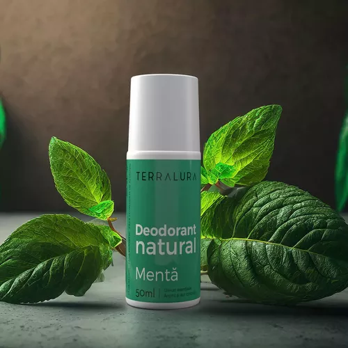 Deodorant Roll-on Natural Mentă, 50ml [2]