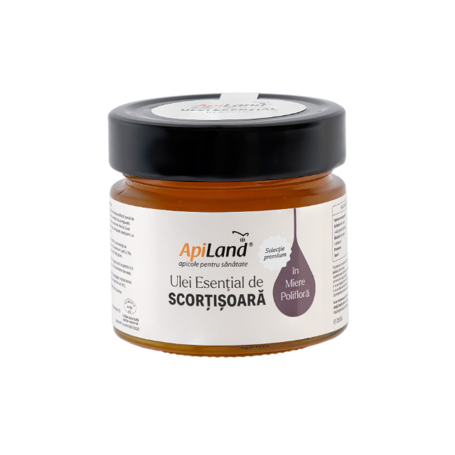 Miere polifloră cu ulei esențial de scorțișoară - selecție premium, 250 g - Apiland [4]
