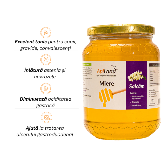 Miere Salcâm - 1kg - Apiland [2]