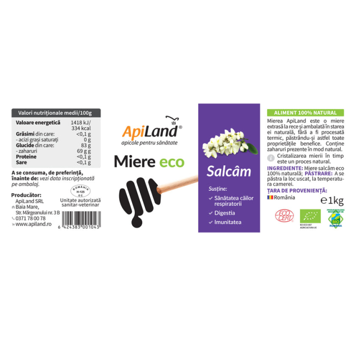 Miere Salcâm ECO - 1kg - Apiland [4]