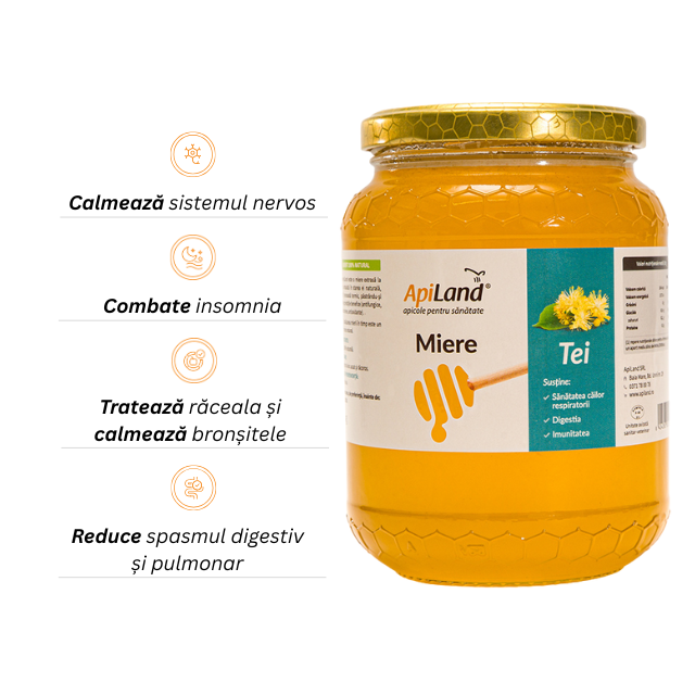 Miere Tei - 1kg - Apiland [2]