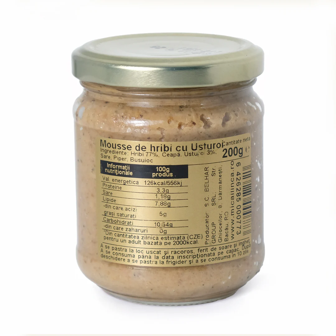 Mousse de hribi cu usturoi 200g [2]