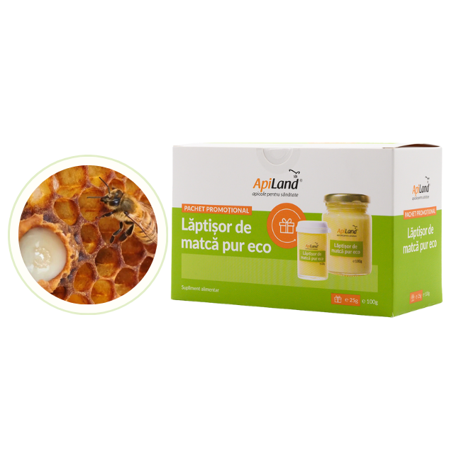 Pachet Lăptișor de matcă ECO - 100g + 25g GRATIS - Apiland [3]