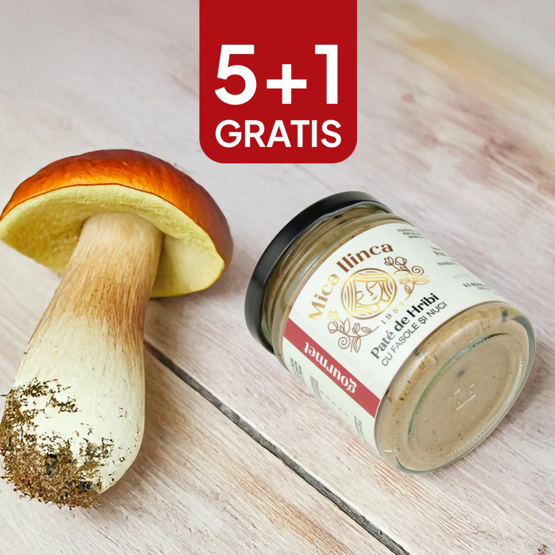 Pate de hribi cu fasole și nuci 200g [2]