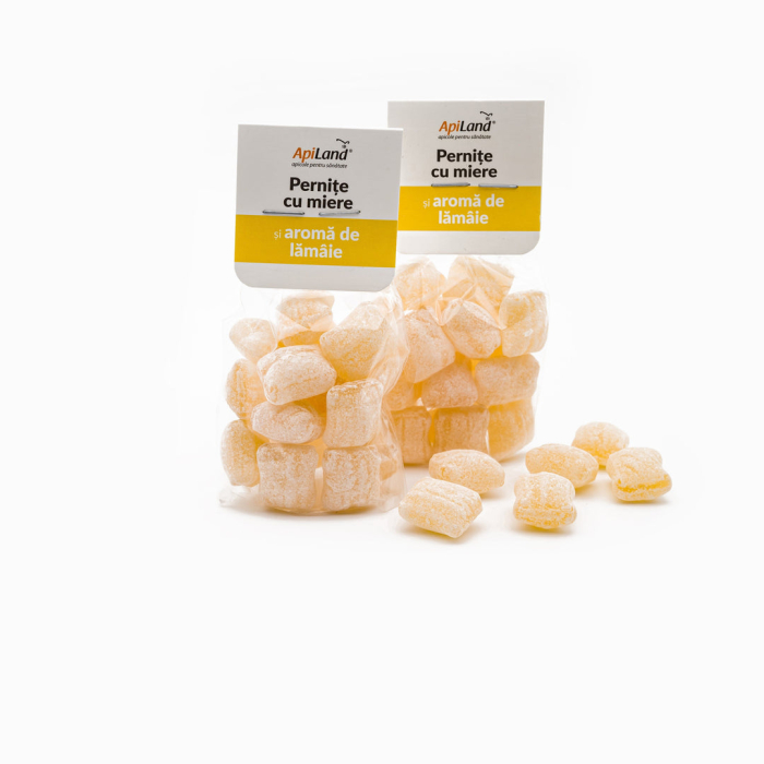 Pernițe cu miere și aromă de lămâie - 100g - Apiland [3]