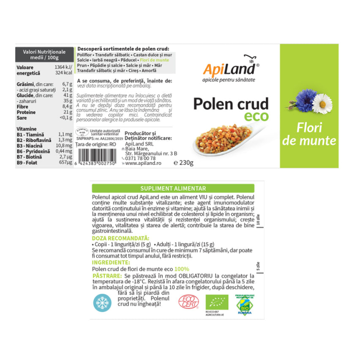 Polen crud de flori de munte [7]