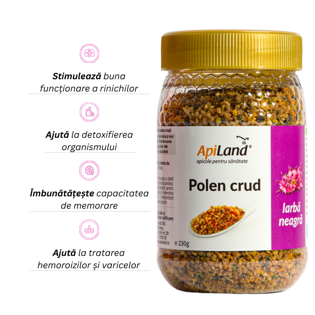 Polen crud de iarbă neagră - Apiland [2]
