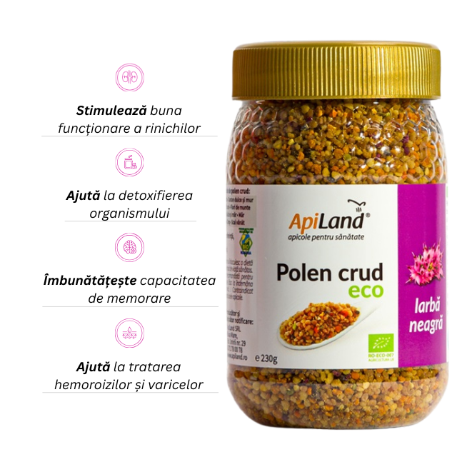 Polen crud de iarbă neagră ECO - Apiland [2]