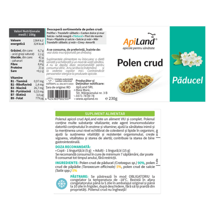 Polen crud de păducel [7]
