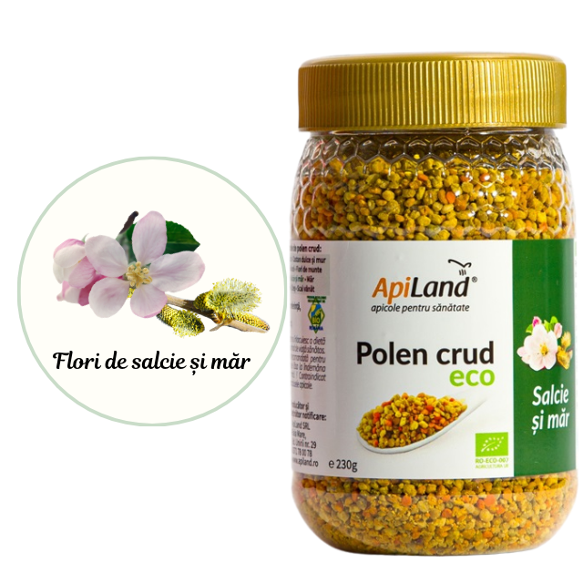 Polen crud de salcie și măr ECO - Apiland [3]