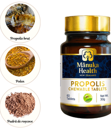 Propolis manuka health - 60 tablete masticabile - 30g - Manuka [2]