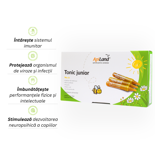 Tonic junior - 10 fiole x 12 g - Apiland [2]