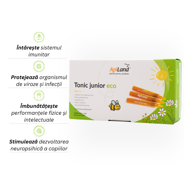 Tonic junior ECO - 20 fiole x 12g - Apiland [2]