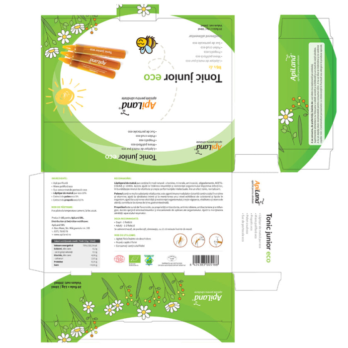 Tonic junior ECO - 20 fiole x 12g - Apiland [6]
