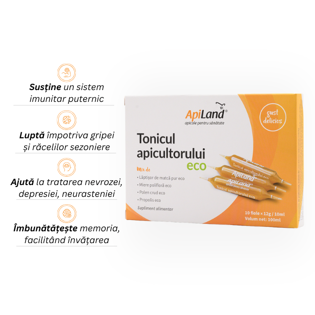Tonicul apicultorului ECO - 10 fiole x 12g - Apiland [2]