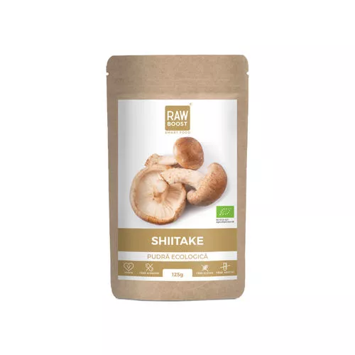 Sănătate - Shiitake pudră ECO 125g | Rawboost