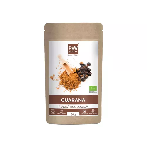 Suplimente - Guarana pudră ECO 60g | Rawboost