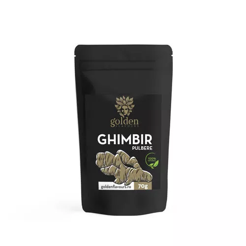 Suplimente - Ghimbir pulbere 100% naturală, 70g | Golden Flavours