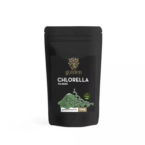 Sănătate - Chlorella Pulbere 100% Naturală, 150g ECO | Golden Flavours