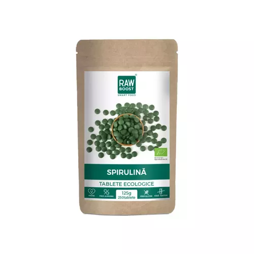 Sănătate - Spirulină tablete ECO 125g/250 tb | Rawboost