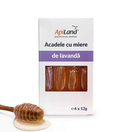 Acadele cu miere de lavandă - 4 x 12g - Apiland [1]