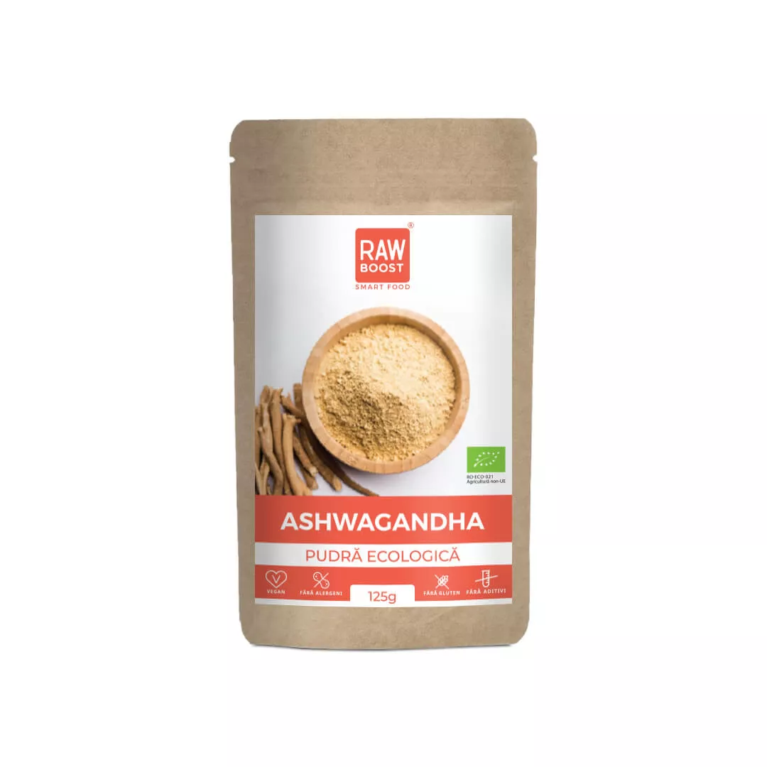 Sănătate - Ashwagandha pudră ECO 125g | Rawboost