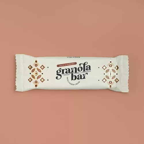 Băcănie - Baton Granola cu Cacao și Alune de pădure, 55g