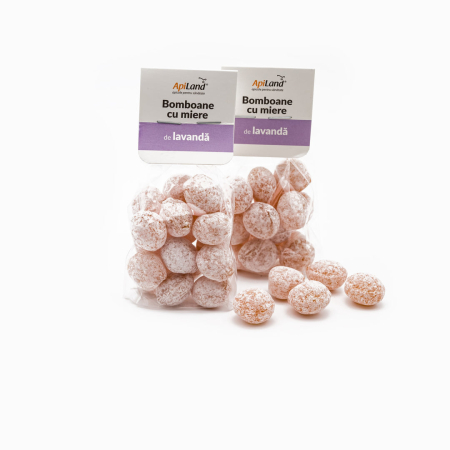 Bomboane cu miere de lavandă - 100g - Apiland [2]