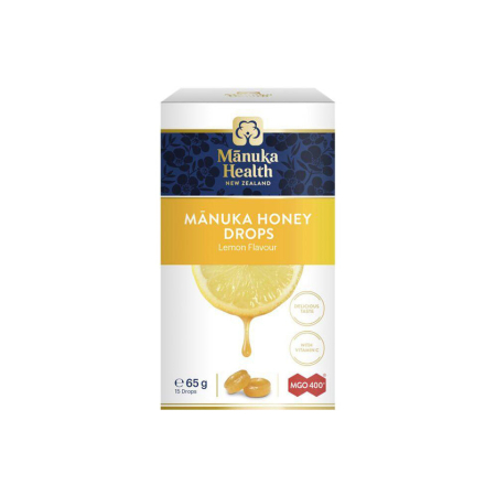 Miere de Manuka - Bomboane cu miere de manuka mgo™ 400+ si lamaie - 65g - Manuka