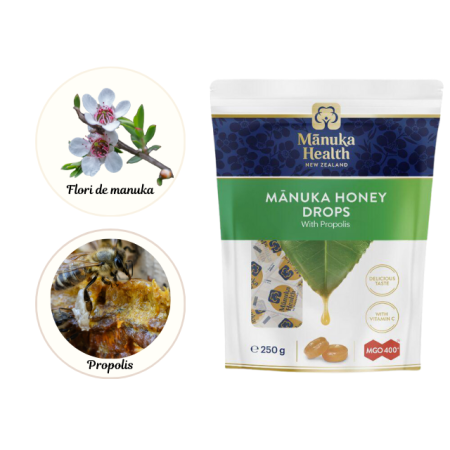 Bomboane cu miere de manuka mgo™ 400+ și propolis - 250g - Manuka [2]