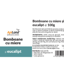 Bomboane cu miere și eucalipt - 100g - Apiland [3]