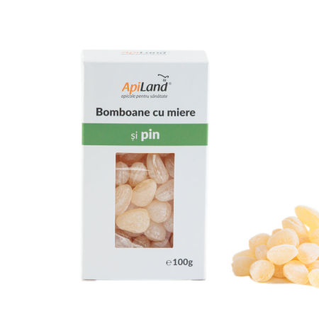 Dulciuri - Bomboane cu miere și pin - 100g - Apiland