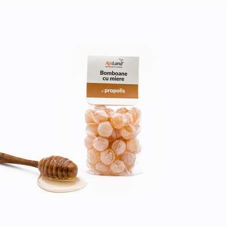 Bomboane cu miere și propolis - 100g - Apiland [1]