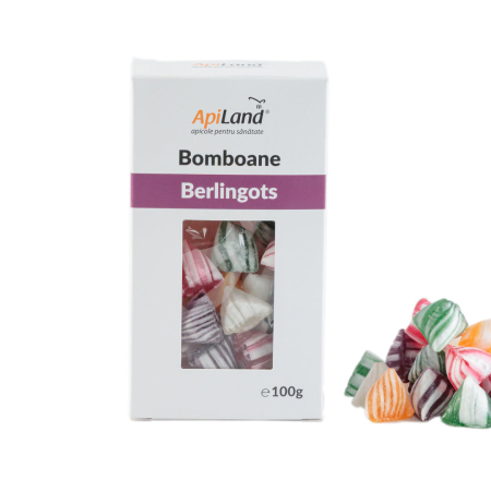 Dulciuri - Bomboane fructate berlingots-carpentras - 100g - Apiland