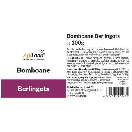 Bomboane fructate berlingots-carpentras - 100g - Apiland [3]