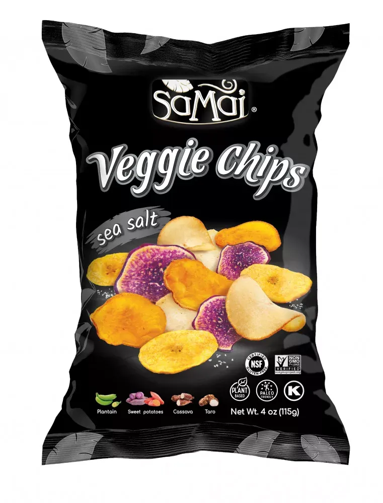 Băcănie - Chipsuri de legume (Veggie) cu sare de mare