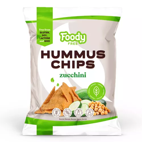 Băcănie - Chipsuri Hummus cu Zucchini, 50g