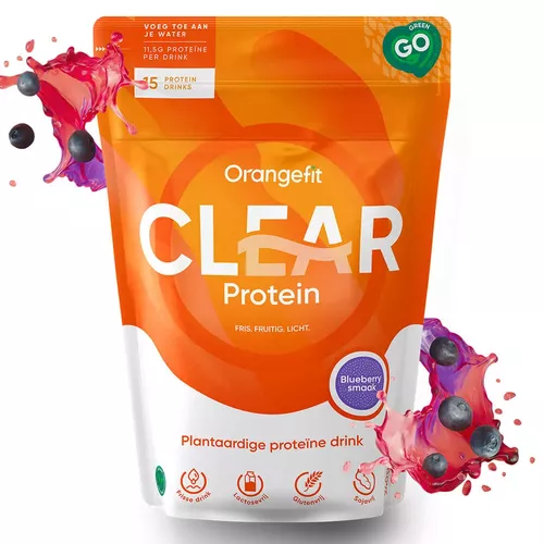 Sănătate - Clear Protein - Proteină vegetală cu aromă de afine, 240g