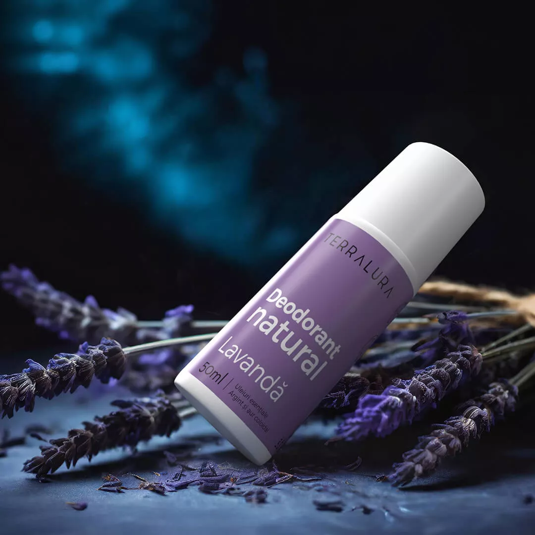 Îngrijire personală - Deodorant Roll-on Natural Lavandă, 50ml