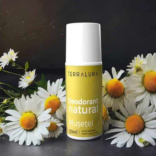 Deodorant Roll-on Natural Mușețel, 50ml [2]
