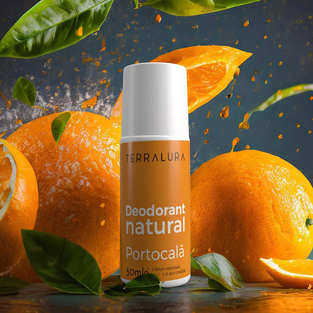 Îngrijire personală - Deodorant Roll-on Natural Portocală, 50ml