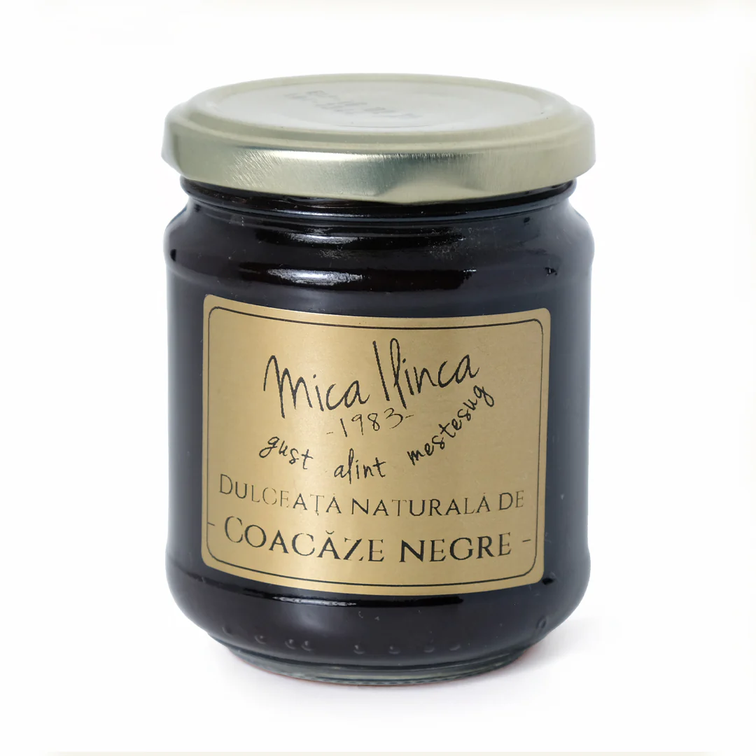 Clasic - Dulceață naturală de coacăze negre 70% 220g