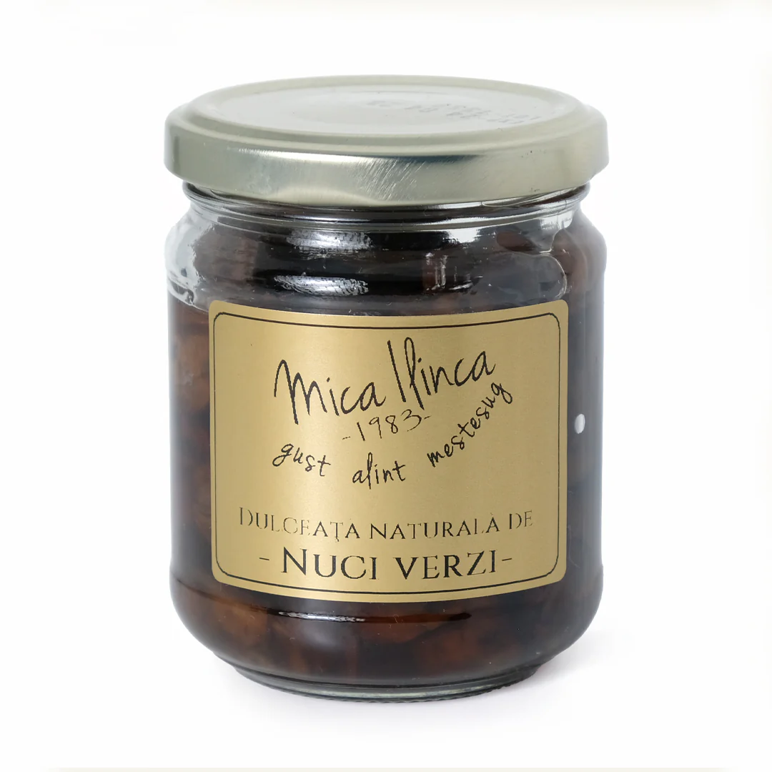 Dulceață naturală de nuci verzi 50% 220g - Mica Ilinca