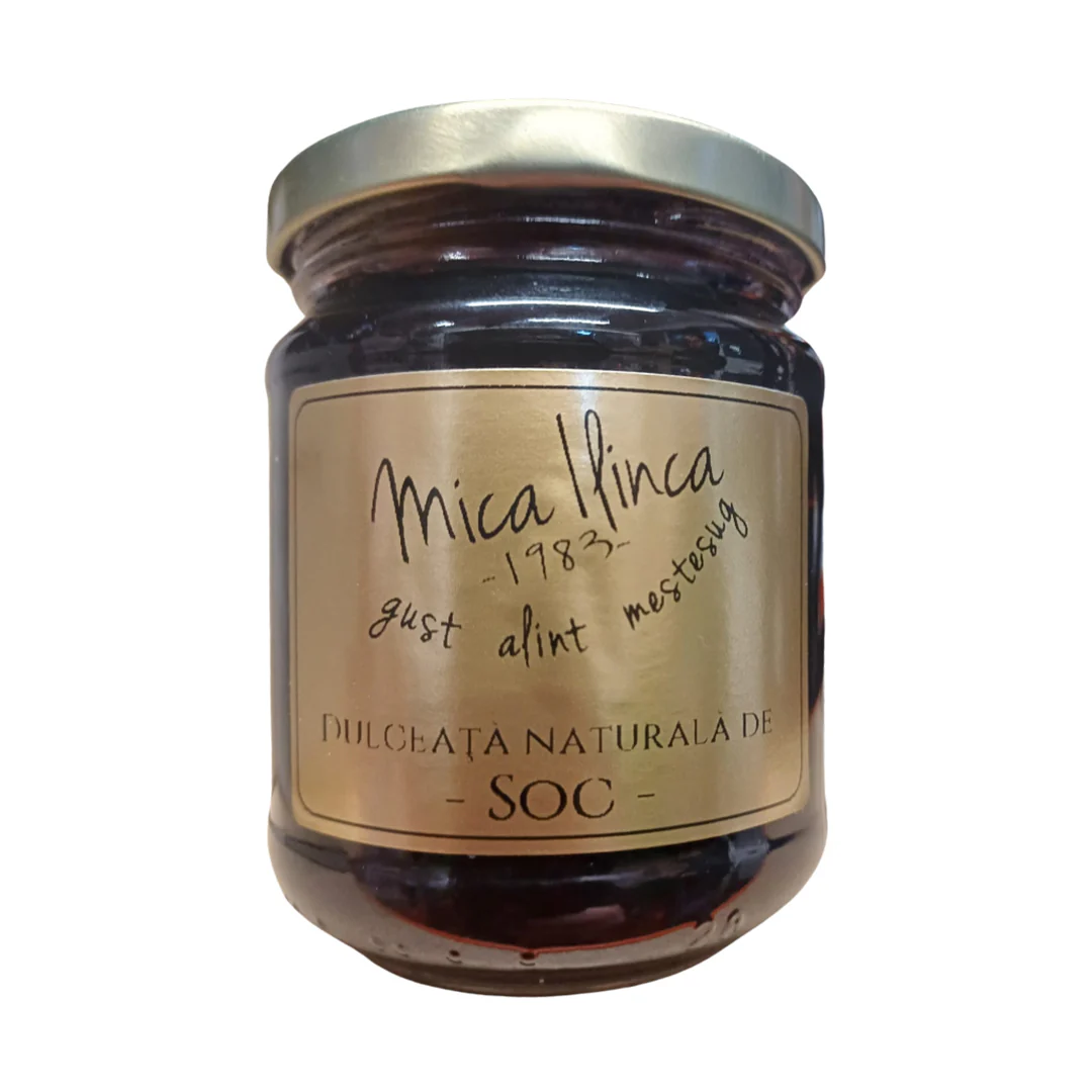 Dulceață naturală de soc 70% 220g - Mica Ilinca